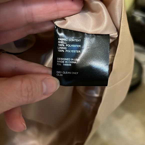 Cropped Trench BGSD Evelyn Women’s Weatherproof Hooded Short Coat Raincoat Large - Picture 11 of 11